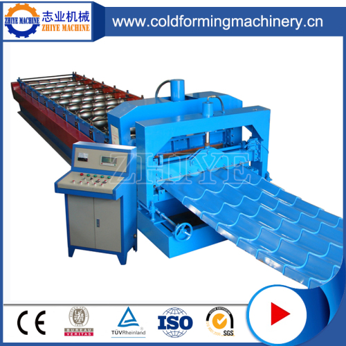 Aluminium Glazed Color Roof Tiles Forming Machine