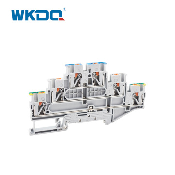 Multi Level Push in Terminal Block With PE Ground Foot