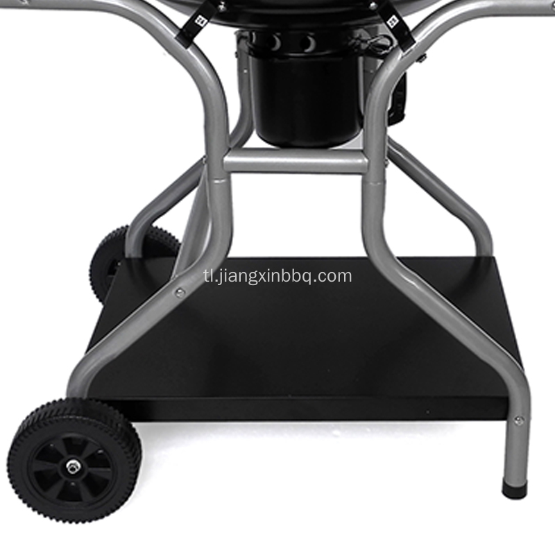 22.5 pulgada kettle deluxe charcoal grill na may troli