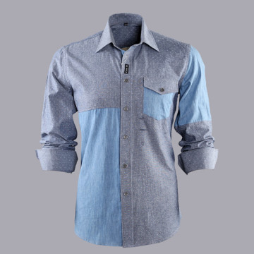 100% Cotton/Denim Fabric/Men's Denium / Casual /Shirt