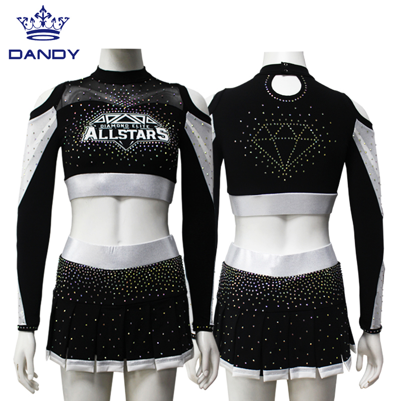 Professionelle Strass Cheerleading Uniform