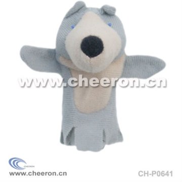Wolf Plush Finger Puppet