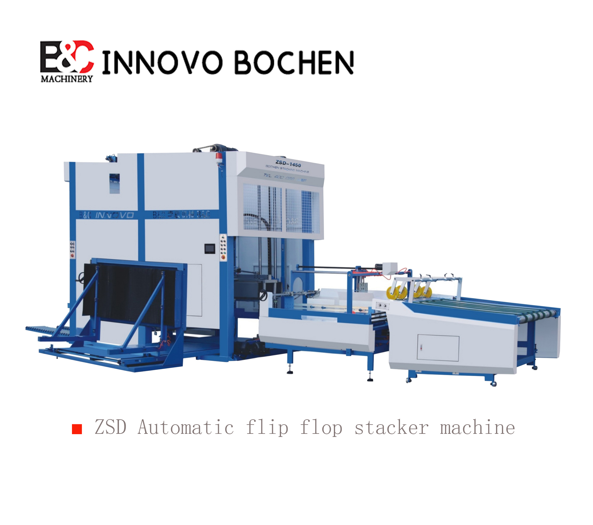 ZSD Automatic Corrugated Paper Flip Flop Electric Pallet Stacker Machine