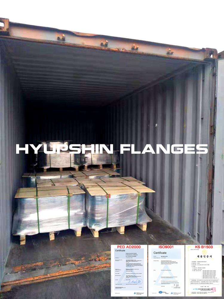 Отгрузка Фланцы Hyupshin Доставка Доставка Hyupshin Flanges Shipment Shipping Delivery