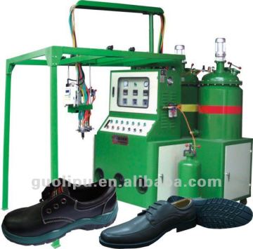 Polyurethane hiking shoe making machine