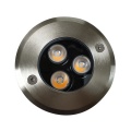 Outdoor lighting recessed 3W stainless steel led lights