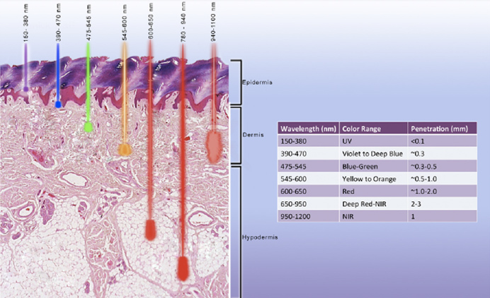 color penetration depth