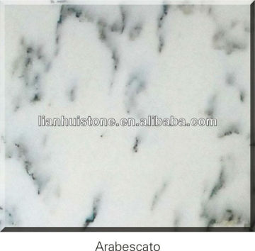 Imported white marble Arabescato
