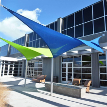 Outdoor UV Protection Sun Shade Sail Nets for Backyard, Garden, Patio, Car Parking & Swimming Pool