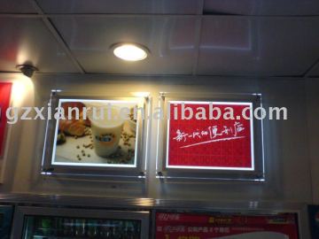 acrylic food show light box