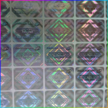 custom foil transparent holograms, stickers, hologram label