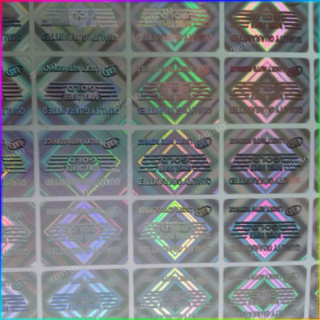 custom foil transparent holograms, stickers, hologram label
