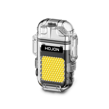 Waterproof Flip-Top Transparent Design Lighter - Daqun Cob Light IP65