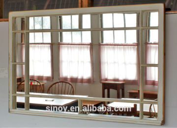 silver mirror / aluminium mirror made antique window mirror