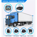 4 -канальный автомобиль MDVR Truck Super Security Monitor