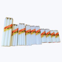 Bulk Candle wax white stick candle Luanda market