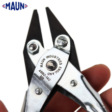MAUN Original Rust-Proof Vice Grips Parallel V-Slotted Jaws Flat Nose Pliers
