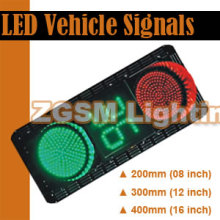 LED Traffic Light 1 Red + 1 Green + 1 Countdown