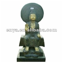 Antique Stone Buddha Sculpture, Sitting Buddha Statue