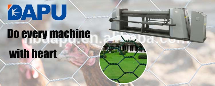 Automatic iron wire hexagonal wire mesh netting machine