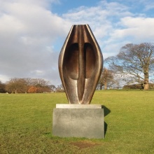 High quality antique brass bronze abstract sculpture