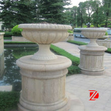 Stone Flower pots with pedestal