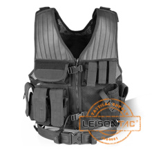 Tactical Vest com Holster SGS Padrão Leisontac Tactical Gear