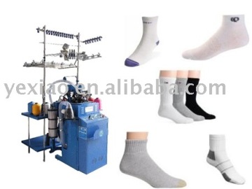 automatic jacquard flat socks machine