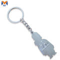 Metal personalized brand keyring for gift