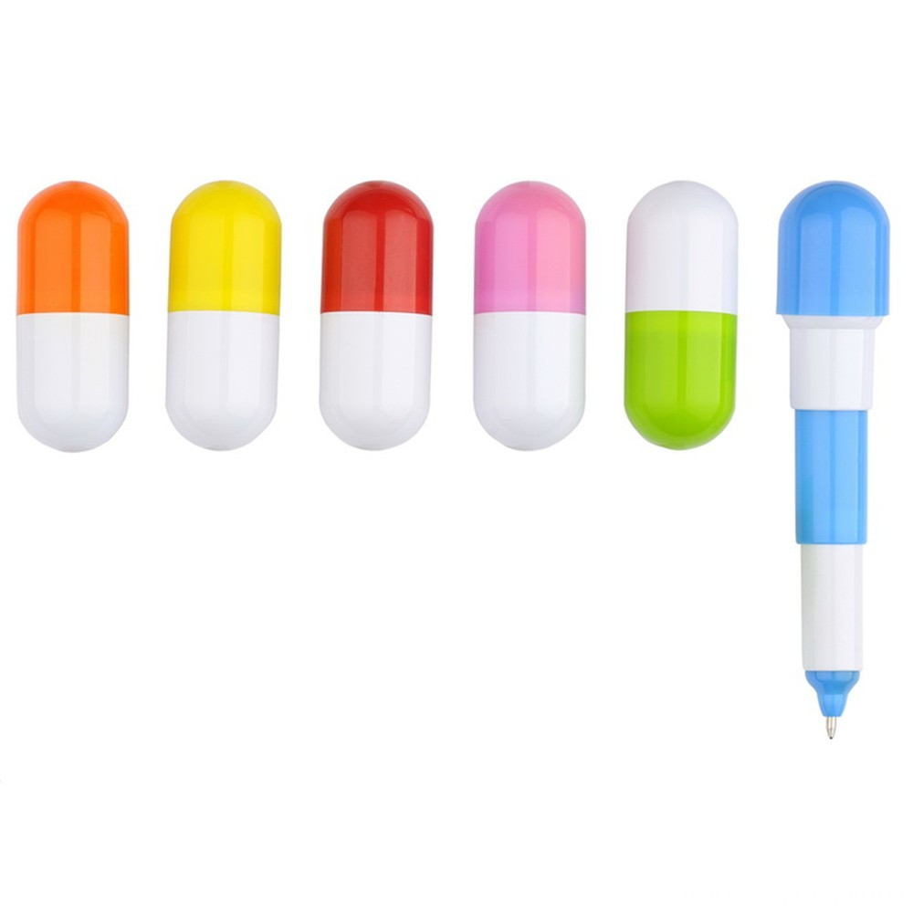 cartoon Telescopic face Capsule pills Pen