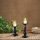 Black Metal Pillar Candle Holders Set of 2