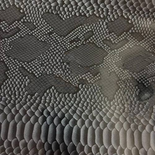 Custom Artificial PVC Snake Diy Leather for Garments