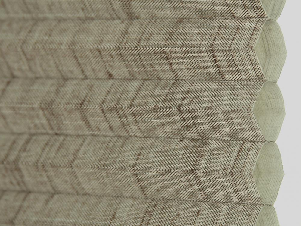 Polyester brede blindster cellulære nuancer plisserede persienner