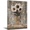 Rustic Farmhouse Sunflowers Wall Art