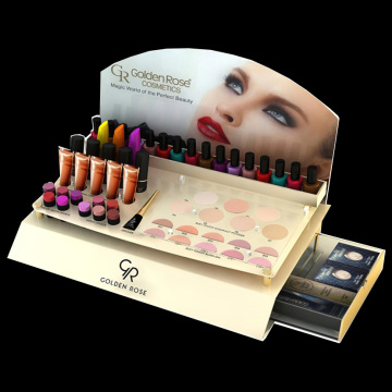 Kartonnen cosmetisch display shop ontwerp make -up display plank