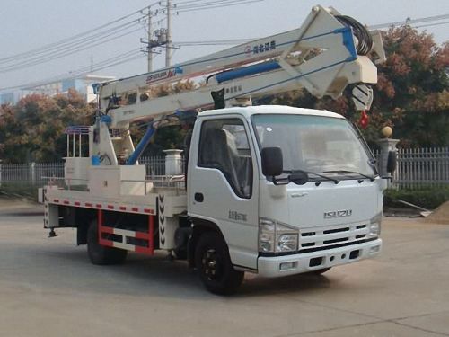 Penjualan ISUZU udara boom lift kendaraan Jepang baru