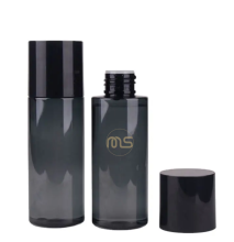 100ml Black PET Toner Bottles for Cosmetics and Skin Care Packaging