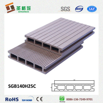 external wood plastic composite plank