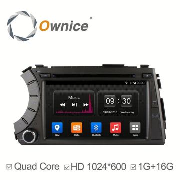 Ownice Quad Core Pure Android 4.4 Car dvd radio for Ssangyong actyon kyron Support TPMS OBD