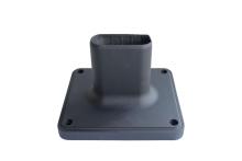 Sand casting base aluminum support with powder coating