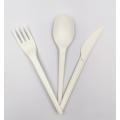 Eco-friendly PLA Compostable Cutlery Fork Spoon Knife Sets