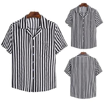 Custom Men's Striped Vertical Shirt