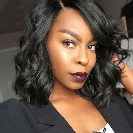 Short Deep Wave 13x6 HD Lace Wig 10inch