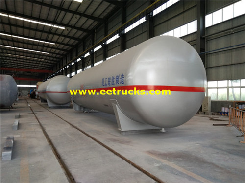 A kwance 100cbm 50t Bulk LPG Tanks