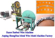 razor barbed wire mesh machine