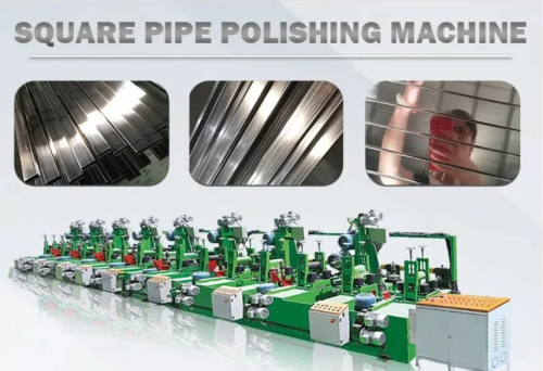 Stainless Steel Square Pipe Tubes Polishing Machine