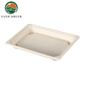 Eco-friendly Bagasse Green Paper Pulp Food Container