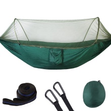 Anti-Mosquito Double Nylon Hammock with Mosquito Net for Outdoor Camping