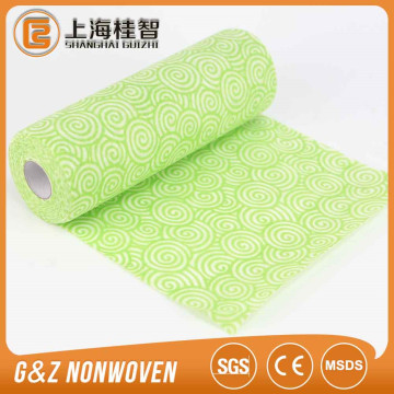 Bamboo needle punch nonwoven cleaning cloth