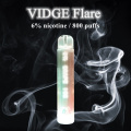 E-cigarro descartável Vape Pod Smoke Vidge Flare